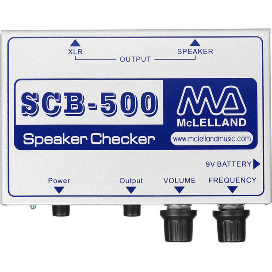 McLELLAND SCB500 20Hz to 20Khz Volume Frequency Speaker Checker