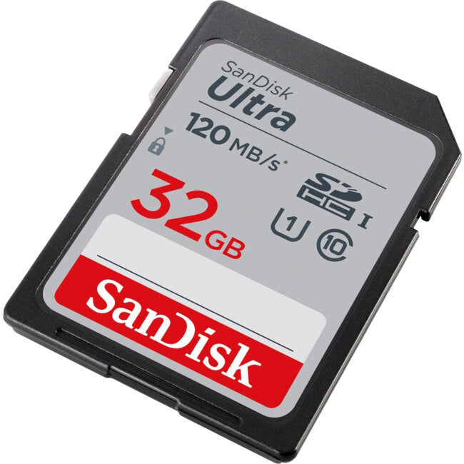 SanDisk SD32ULTRA-120 Ultra 32GB SDHC Class 10 Memory card 120MBS