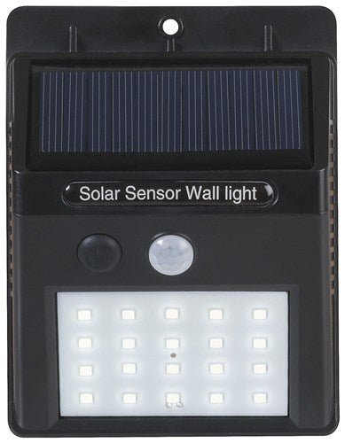 Motion Sensor Cool White Light Solar Powered LED Light with Solar Charging