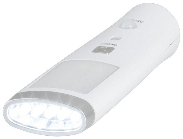 Techlight 220-240VAC Wall Socket LED Night Light with Rechargeable Torch