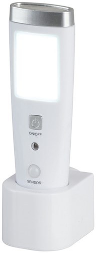 Techlight 220-240VAC Wall Socket LED Night Light with Rechargeable Torch