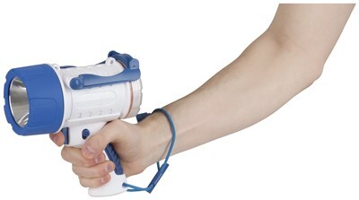 700 Lumen Waterproof Floating Handheld Spotlight With Lock Switch and Whistle
