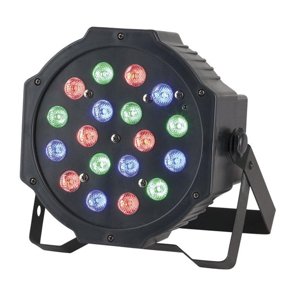 Rave Sound Activated Party Light 18 RGB LED PAR Stage Light DMX512 & Remote