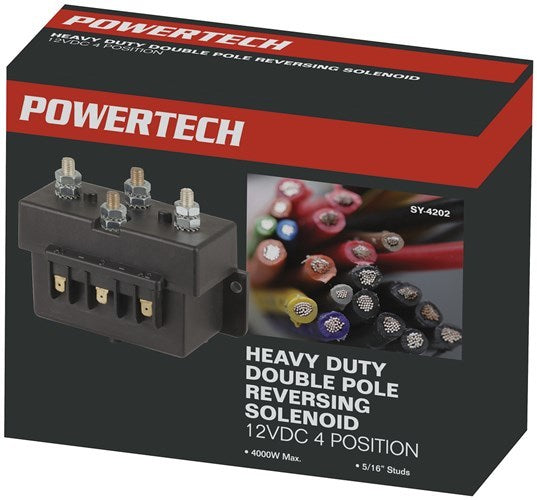 Powertech High-grade Double Pole Reversing Solenoid Typically operate two-way