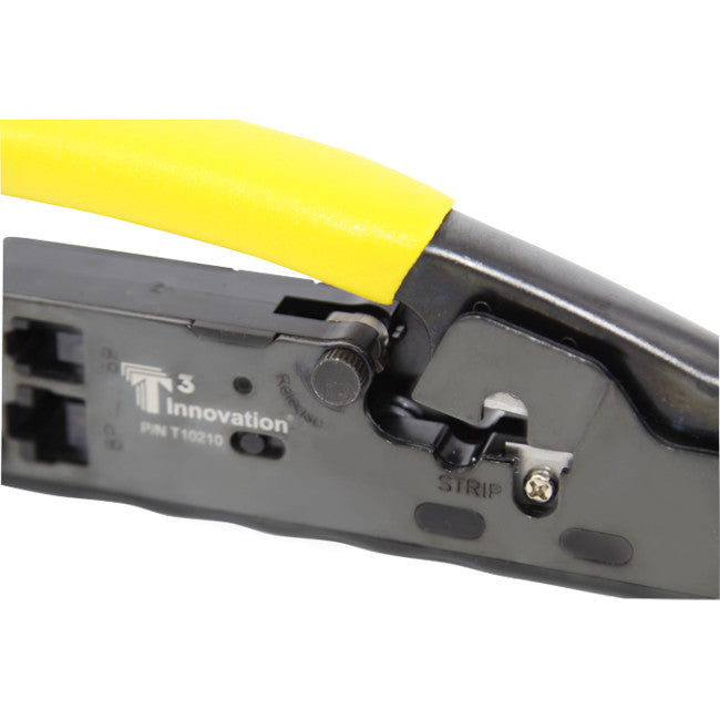 T3 innovation T10210 Pro RJ-45 RJ-12 Combination Crimper Stripper & Cable Cutter