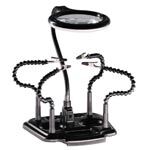 Handy Bench Top Helper LED Magnifying Lamp with Four Flexible Arms C Power Cable