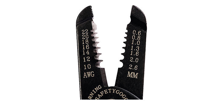 Micron Spring Micron Lightweight Compact Spring Loaded Carbon Steel Wire Strippers 1 ...