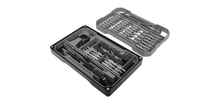 Professional 73 Piece Servicing Screwdriver Set 130mm flexible extension