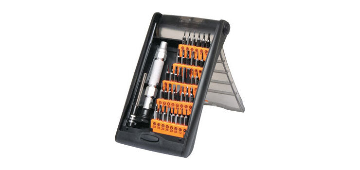 38 Piece Micro Precision Driver Kit 70mm extension bar protected by plastic case