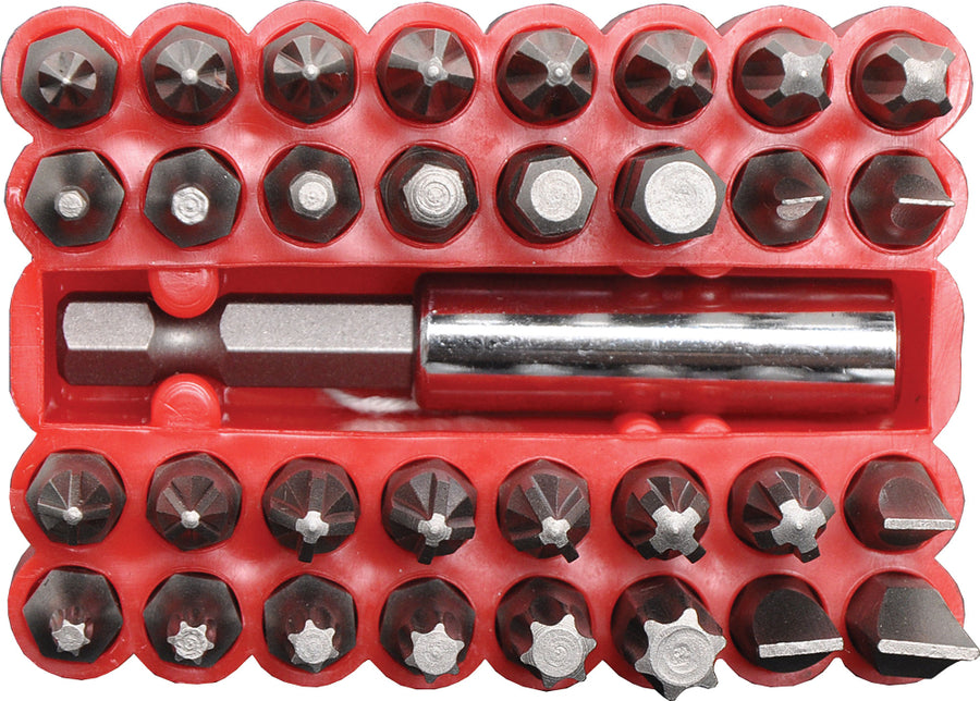 33pcs Security Bit Set Tamper Proof Torx Spanner Screwdriver