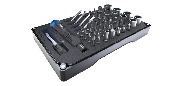 Jakemy Professional 60 Piece Driver And Socket Set Magnetic Closed Box