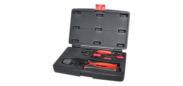 12 16 & 20 DT Series Pins with Screwdriver Deutsch Connectors Crimping Tool Kit