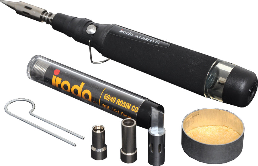 Iroda Solder Pro 70 kit 80W Gas Soldering Iron Kit for Cleaning Sponge Blow Torch