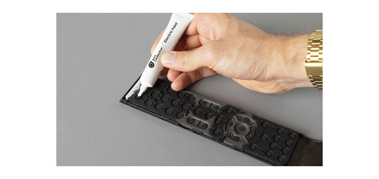 Bare Conductive 10mL Electrical Paint Pen Works on Paper Cardboard Wood Plastic