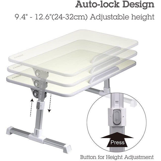 Avantree TB101 Neetto Standard Foldable & Portable Laptop Table 52x30cm Grey