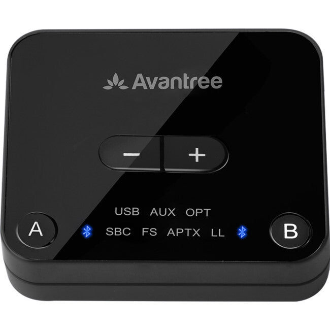 Avantree TC418PBLK Bluetooth 5.0 Audio Transmitter 30m Range for TV