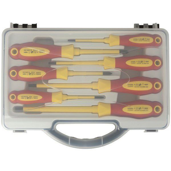 7 Piece Screwdriver Set GS and DVE tested and approved to 1000V