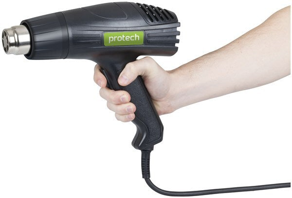 Protech 2000W 240V Adjustable Temperature Heat Gun Shape Plastic Tubing