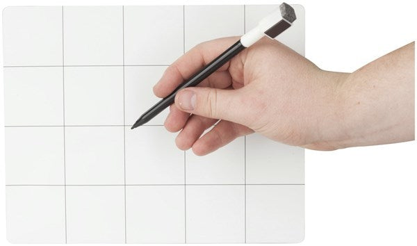 Rectangular Shape 8 x 10 inch Magnetic Work Mat and White Board