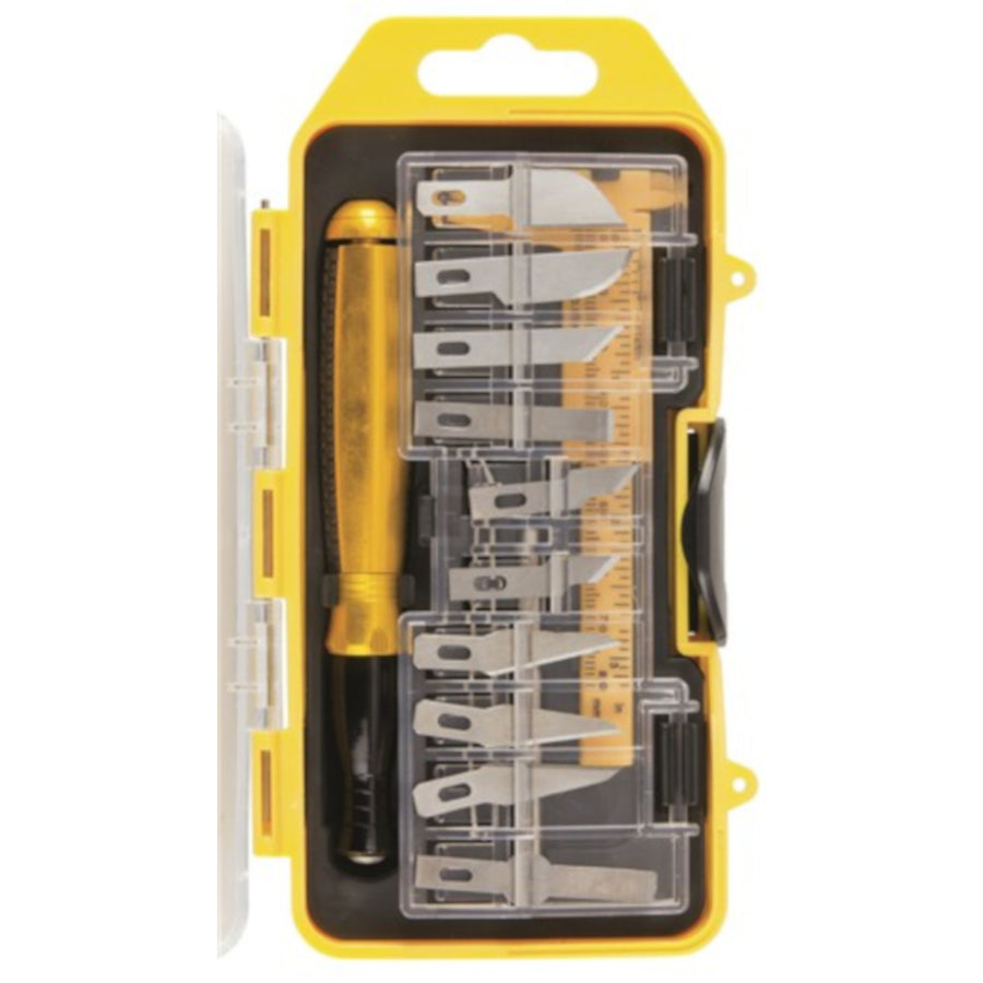 Handy Hobby 14 Piece Precision Knife Set Comprising of 10 Different Blades