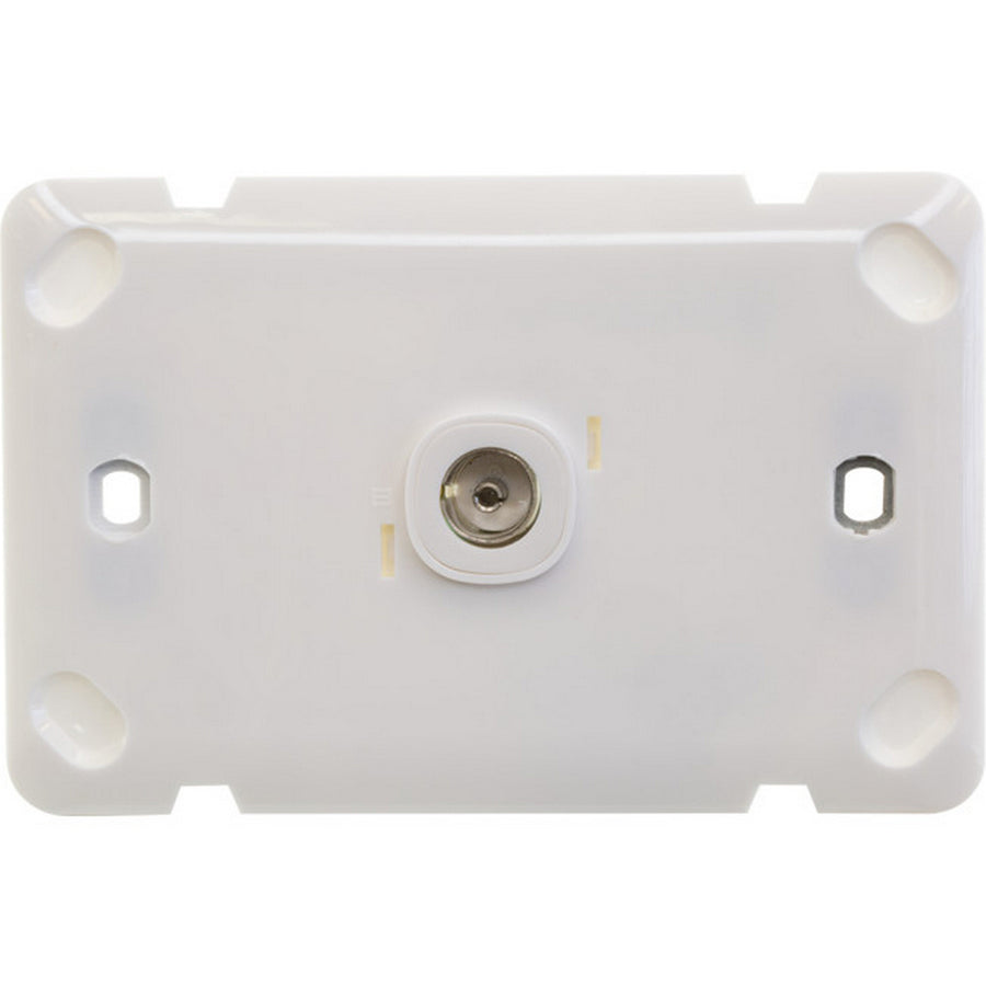 TRANSCO TVW Slim PAL to Saddle Rear TV Wall Plate White