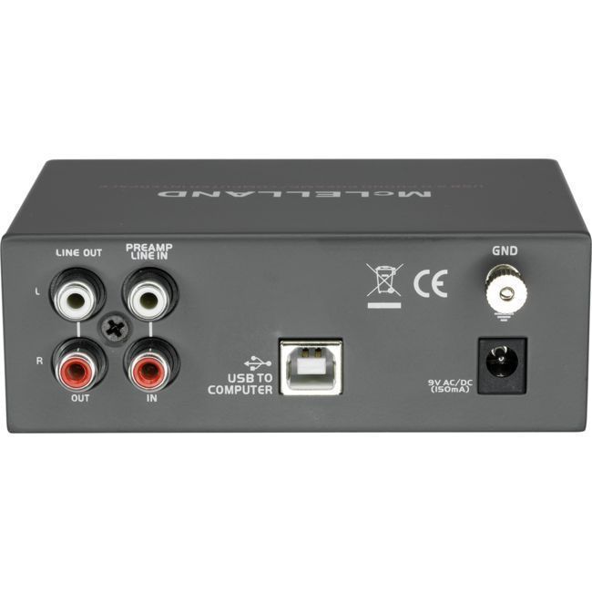 McLELLAND UP2 Phono Preamplifier with USB Include Gain Control inc Power Supply