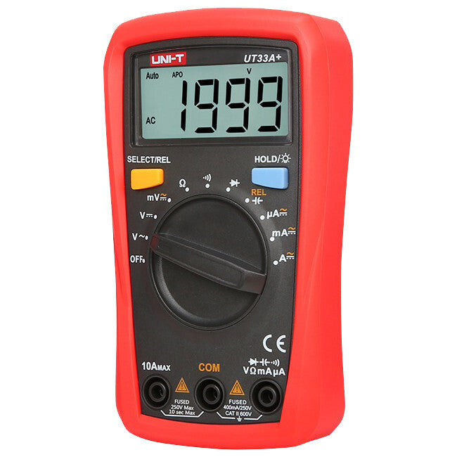 UNI-T UT33A Plus Palm Size LCD Dsplay Auto Range Digital Multimeter