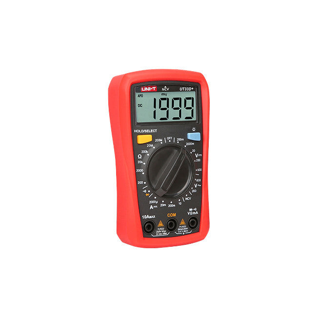 UNI-T UT33D Plus Palm Size Digital AC & DC CAT II 600V Multimeter