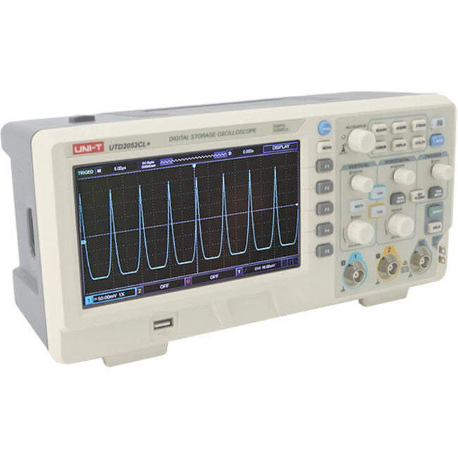 UNIT-T UTD2052CLPLUS 7-inch TFT LCD 50MHz Colour Digital Storage Oscilloscope