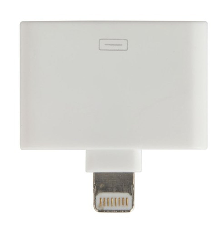 Charging & Syncing Lightning Plug to 30-Pin Apple Socket Adaptor