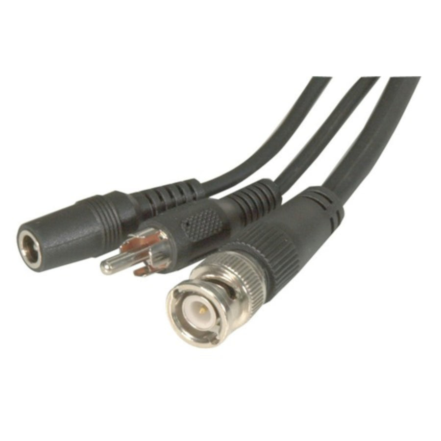 5m CCD Camera Extension Cable leads BNC RCA and DC power