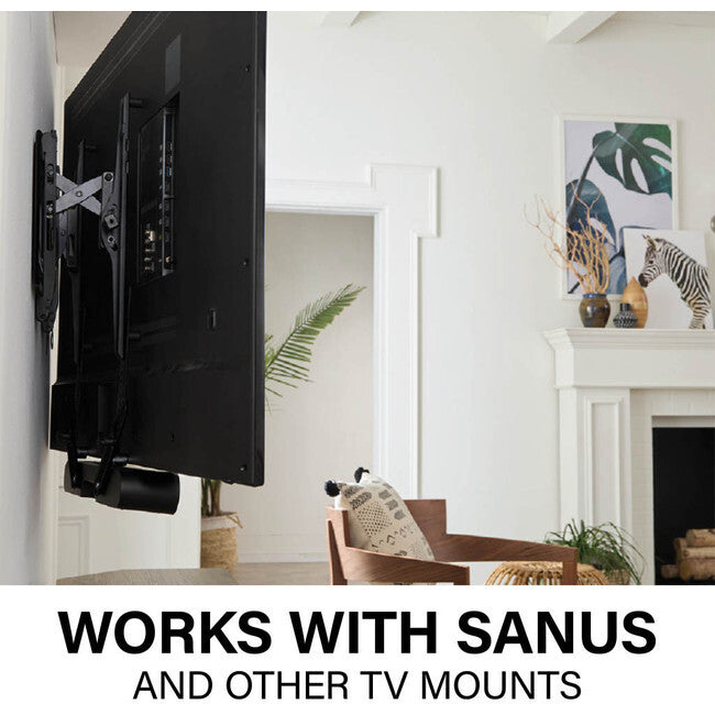 SANUS WSSAFM1-B2 Soundbar Mount Designed for Sonos Ray