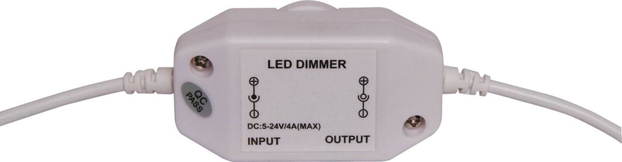 12/24 Volt LED Strip Light Inline Switched Dimmer Controller