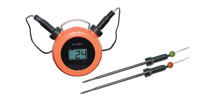 Easy BBQ Dual Probe Bluetooth Barbecue Thermometer 2 x AAA batteries