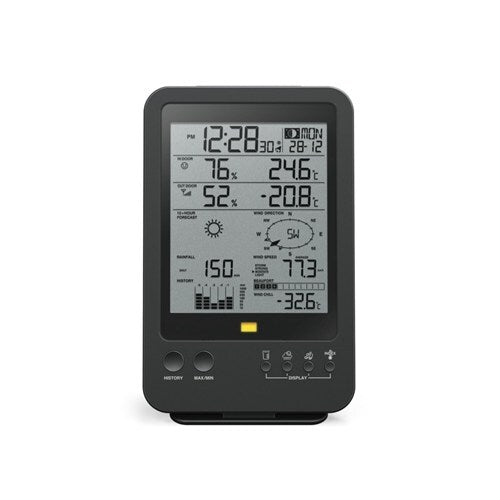 Digitech Digital Weather Station with Monochrome Display clear LCD screen