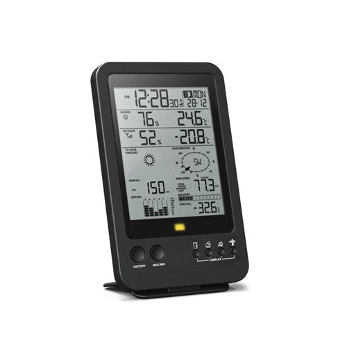 Digitech Digital Weather Station with Monochrome Display clear LCD screen