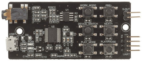 MP3 Audio Player Module with 6 push button switches for Arduino