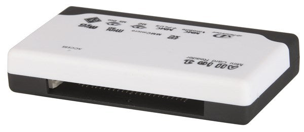 All-in-1 Card Reader USB Cable Included Reads Most Memory Cards