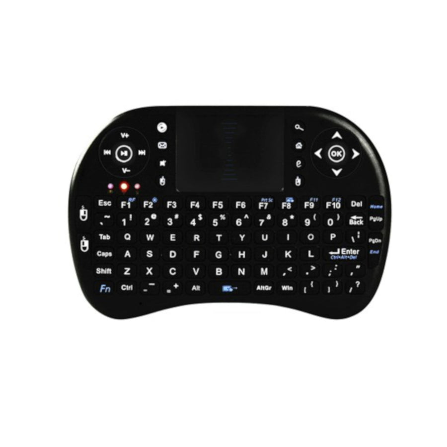 Mini Wireless Keyboard with Touchpad Mouse Low Battery Power LED Indicator