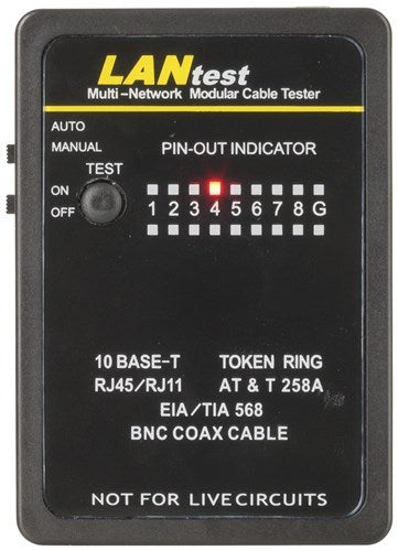 Mini Network Cable Tester with POE Finder