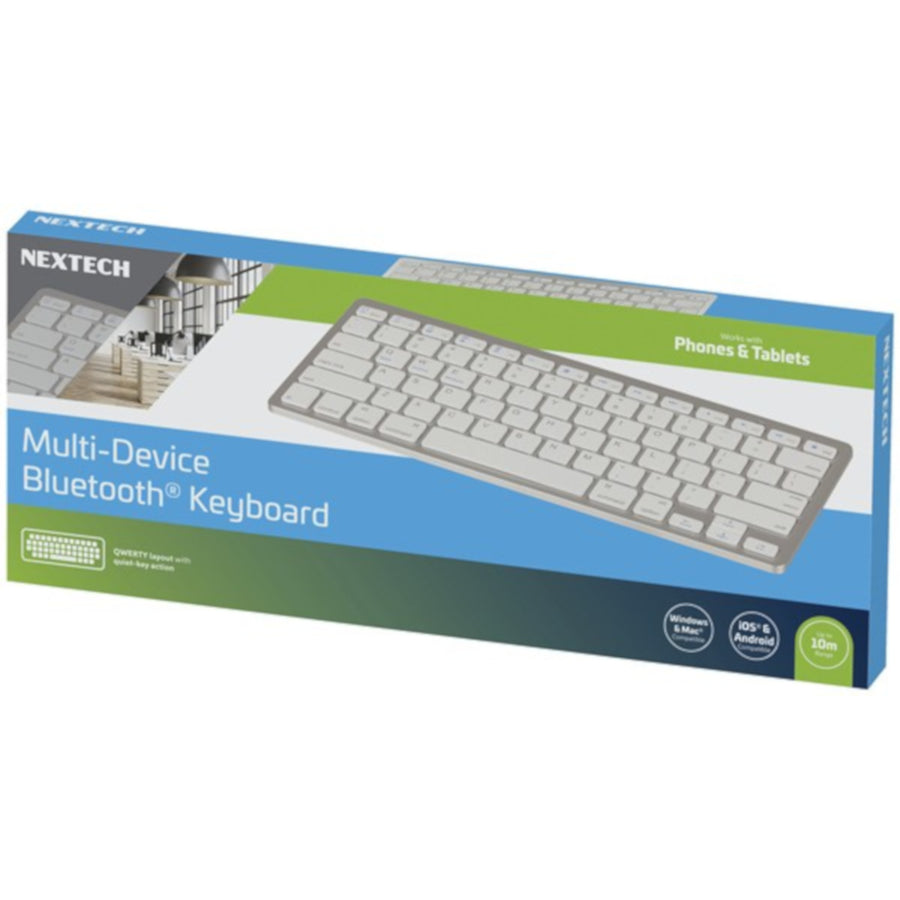 NEXTECH Light Weight Wireless Keyboard with Bluetooth Technology Water Proof