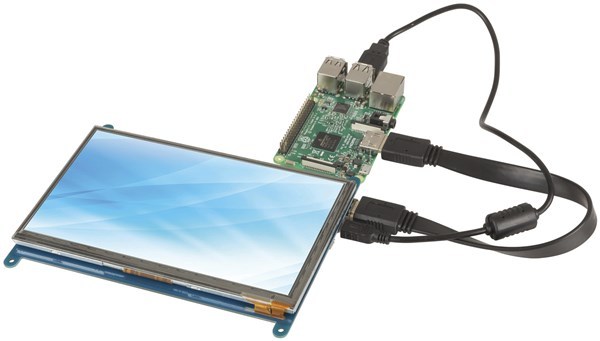 7 Inch Touchscreen with HDMI and USB Compact HDMI display with built-in touch interface