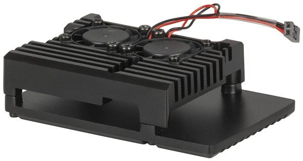 Duinotech Heatsink Case with Dual Fan for RPi4