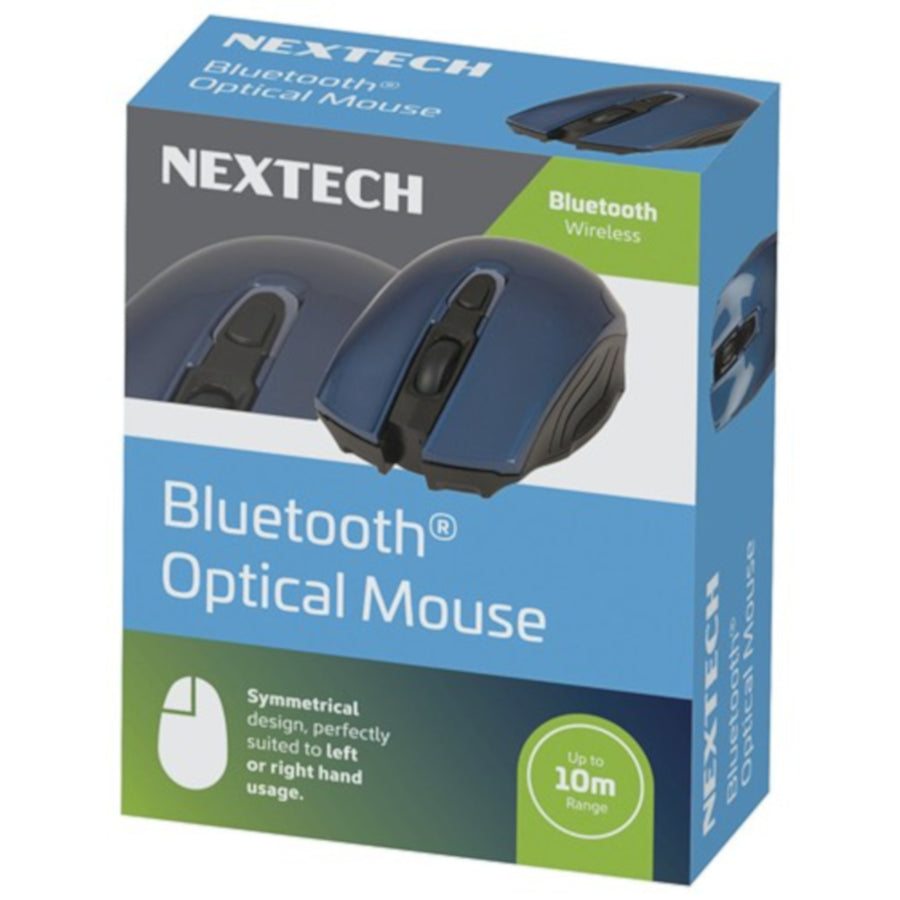 Nextech 1600DPI Bluetooth A Mouse Symetrical deisgn left and right handed users