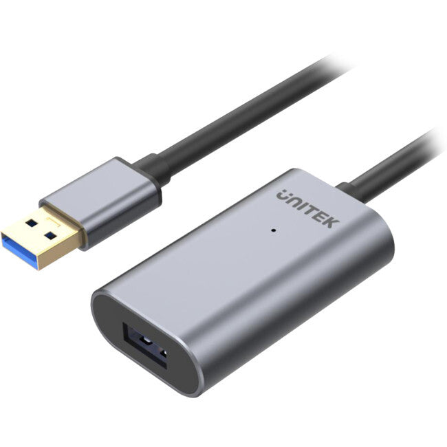 UNITEK USB3.0 Extension Lead with DC Jack 5m