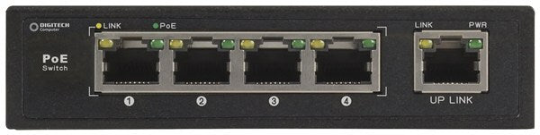 Digitech 5-Port 10/100 PoE Network Switch