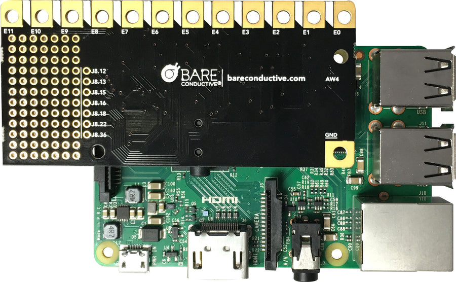 Bare Conductive Pi Cap Module to suit Raspberry Pi