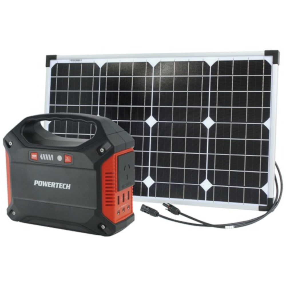 Powertech Portable Power Centre and 40W Solar Package Inlcudes MB3748 ...