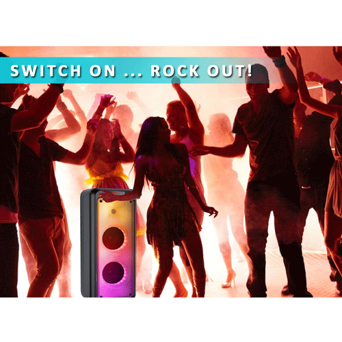 Sansai 400W FM SD USB Bluetooth Wireless Party Speaker with 2 MIC Input