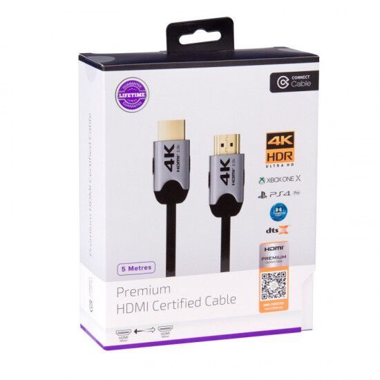 Laser HDMI V2.0b Cable Premium Certified High Speed 4K GOLD in 2m 3m 5m